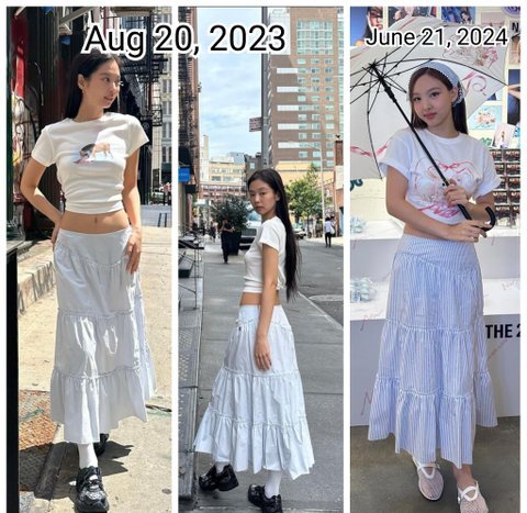 Nayeon copying Jennie