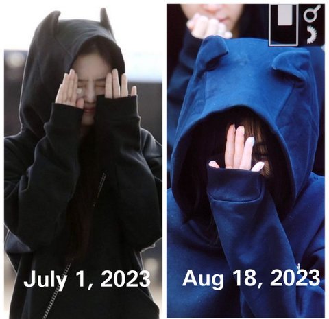 Nayeon copying Jennie